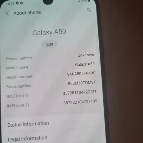 Samsung a50 128 gb