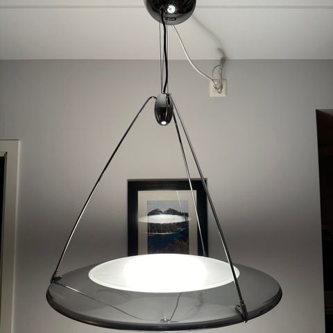 Ezio Didone “Mira S” UFO Pendant Light for Arteluce / Flos, Italy,1990s Taklampe