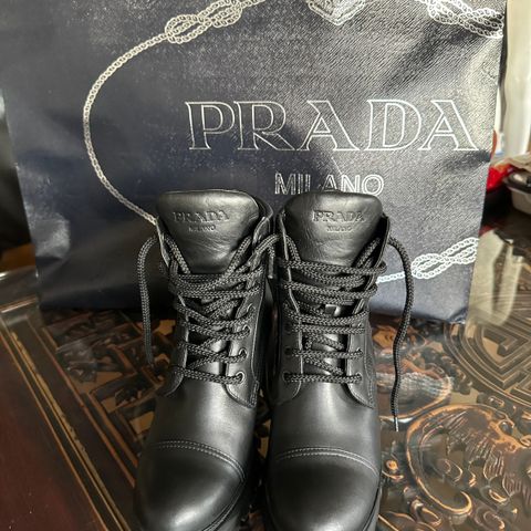 Prada boots in black