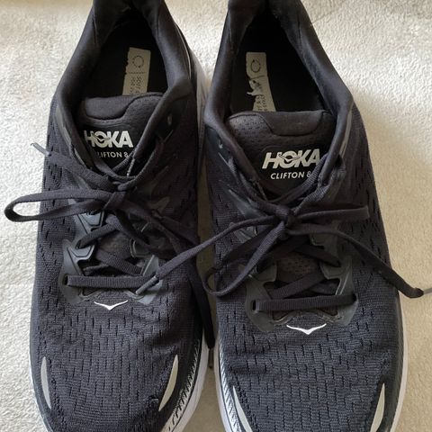 Hoka Clifton 8 sort herre 45 1/3