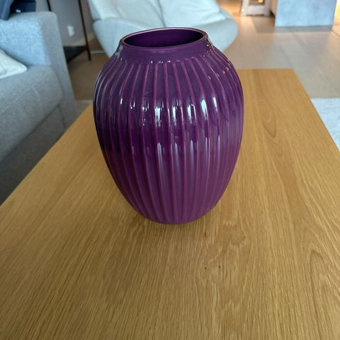 Kähler hammershøi vase lilla