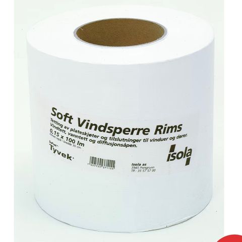 Soft vindsperre rims