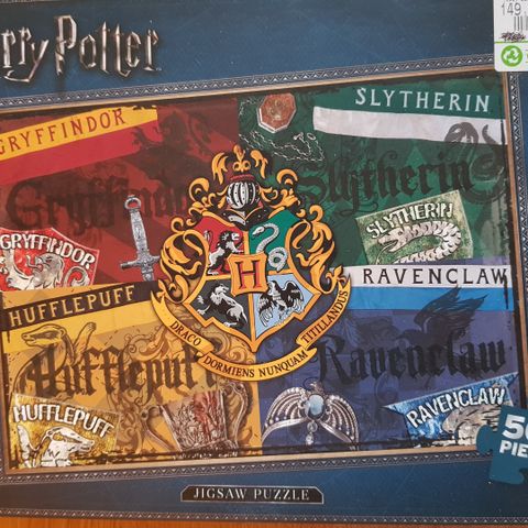 Reservert Harry Potter puslespill mangler 2 brikker