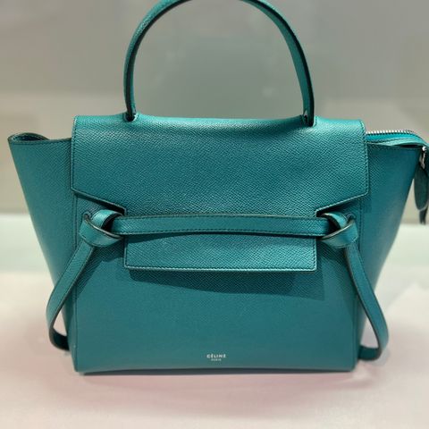 CELINE NANO BELT BAG IN GRAINED