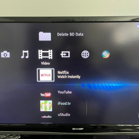 Tv med Sony dvd player