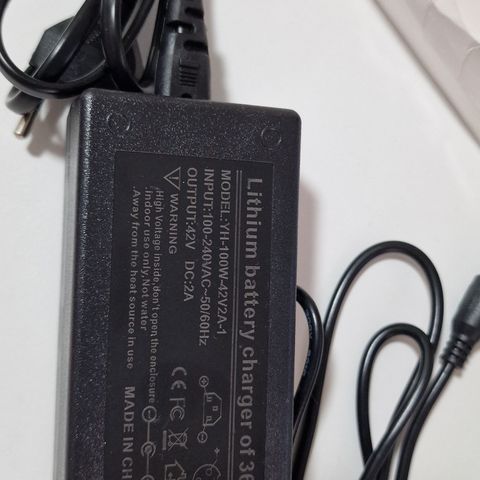 36v lithium battery charger for electric scooters.