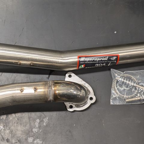 Downpipe kit. Supersprint Golf, A3, Leon , Cupra, Jetta, Bora, Beetle 1,9TDI