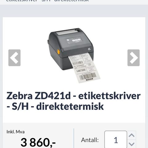 Zebra ZD421d Printer