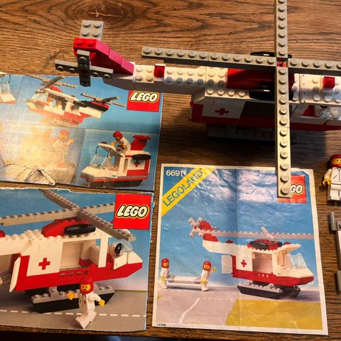 Lego - 6691, Red Cross Helicopter