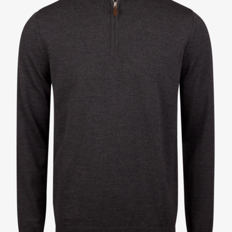 Merino half zip selges