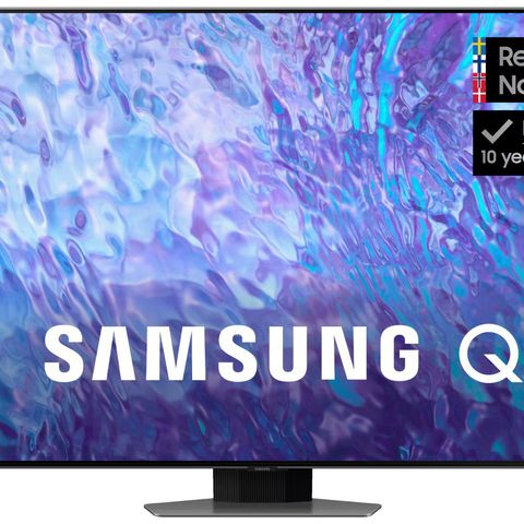 Samsung 75" Q80C 4K QLED Smart TV til salgs – Som Ny!