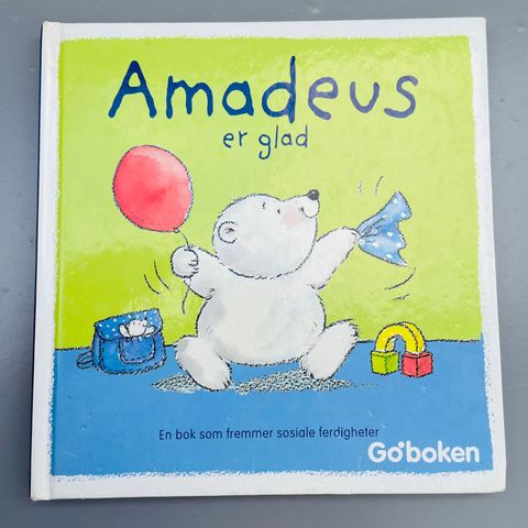 Amadeus er glad Goboken bok til barn sosiale ferdigheter