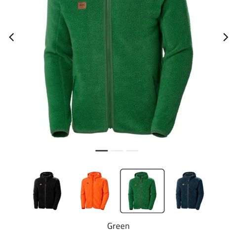 Helly Hansen Workwear Pile Hoodie Green,  str L