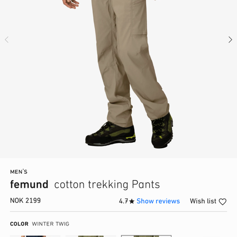 Norrøna Femund Cotton Trekking Pant