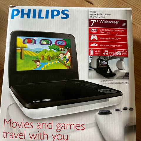 Philips bærbar DVD-spiller