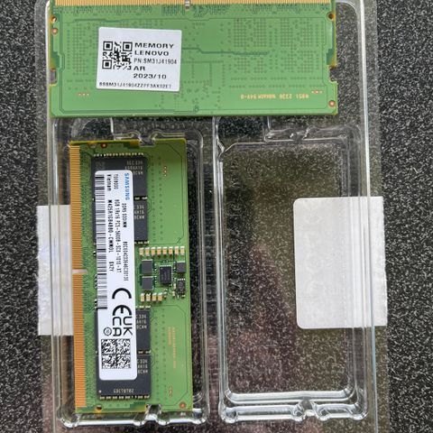 16gb(2x 8gb) 1rx16 5600 rambrikker selges