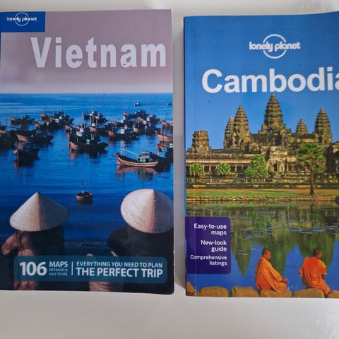 Reiseguider, reisebøker: Cambodia, Vietnam (Lonely Planet) - Engelsk