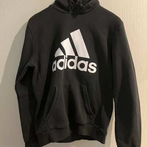 Adidas svart hettegenser