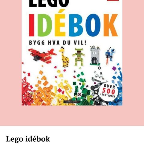 Boken "Lego idebok"