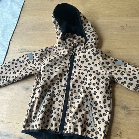 Leopard softshell jakke