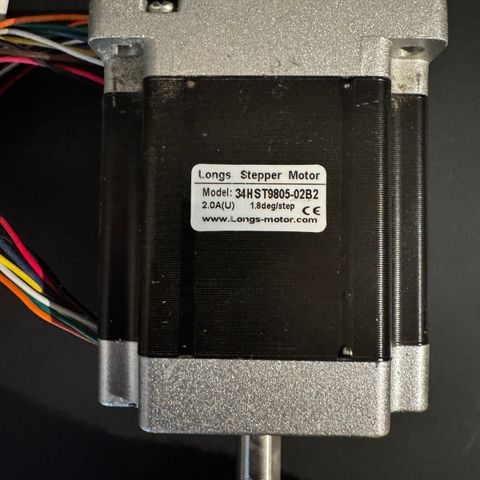 3 sett med KRAFTIGE 60V Longs stepper motor, drivere og strømforsyninger