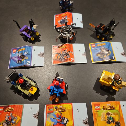 Lego Superheroes- 7 x Mighty Micros