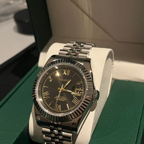 Seiko datejust mod «golden moon»