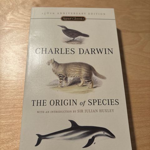 Charles Darwin - Origin og Species