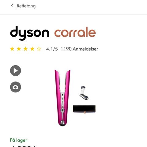 Dyson Corrale rettetang