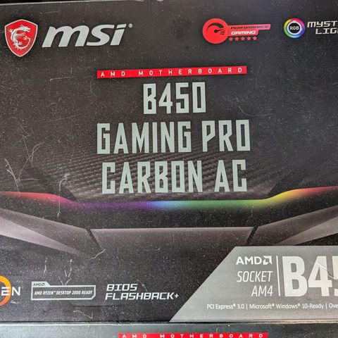 MSI B450 Gaming Pro Carbon AC