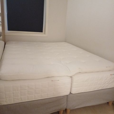 Hyllestad mattresses, Bed frame and overmatrass for sale