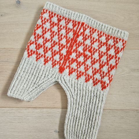 Strikket hals - Spot cowl