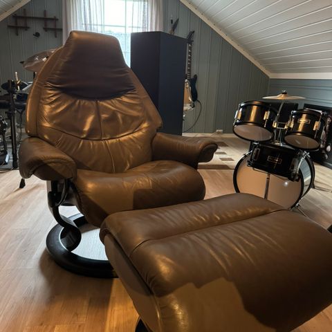 Ekornes stressless med puff!