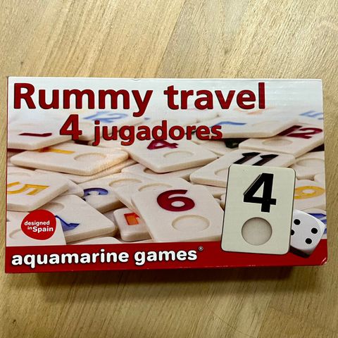 Helt nytt Rummy reisespill - uåpnet i esken