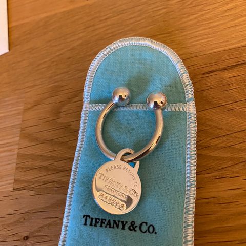 Tiffany & co nøkkelring i sølv