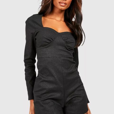 Svart playsuit