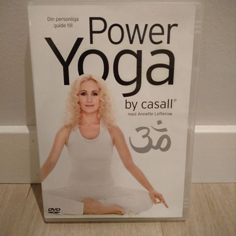 Ubrukt DVD Yoga på svensk m/Annette Lefterow