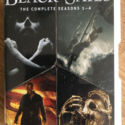 Black Sails - sesong 1-4 samling DVD Box