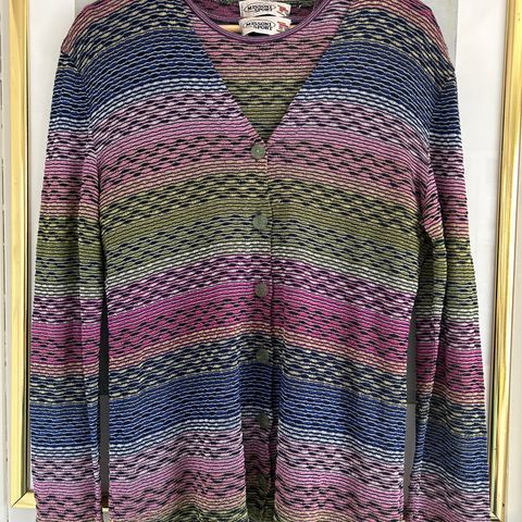 Missoni cardigan og topp