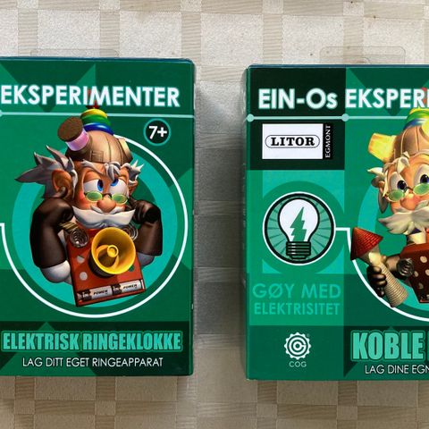 Ein-Os eksperimenter 2 stk.