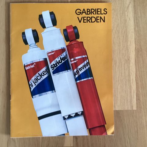 GABRIEL Shock Absorbers brosjyre fra 80-tallet, DANSK.