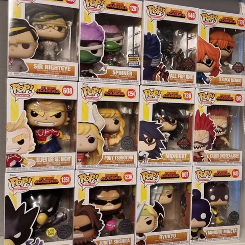 My Hero Academia Funko Pop samling!