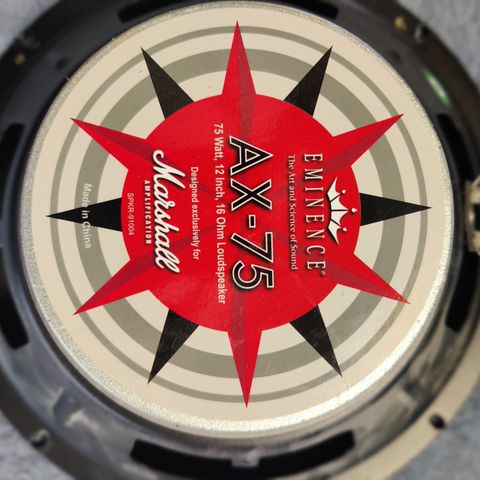 2 Eminence AX75 12"  75W RMS Høytalere