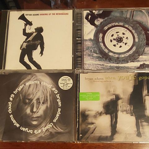 To cd + to singler Bryan Adams selges