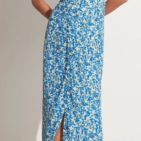 Bellavista midi dress – Floral print blue