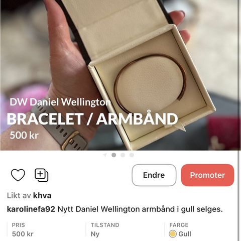 Daniel Wellington bracelet