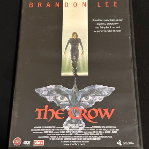 The Crow (DVD) Norsk Tekst