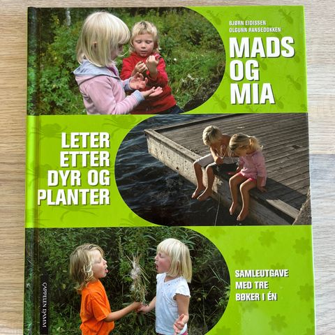 Mads og Mia leter etter dyr og planter - Samleutgave med tre bøker i en