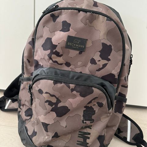 Beckmann skolesekk 30 L (camo)