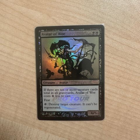 Magic The Gathering Avatar of Woe Pro Tour Promo Foil